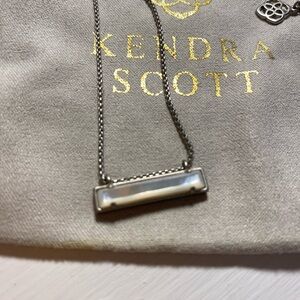 Kendra Scott silver pendant necklace